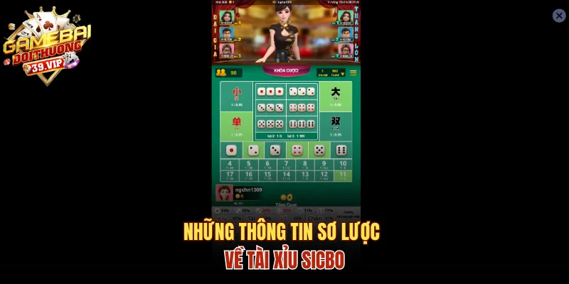 Những thông tin sơ lược về tài xỉu sicbo